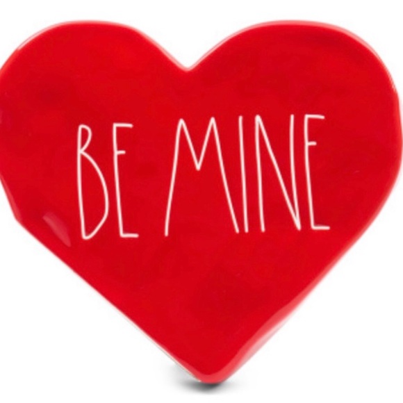 Rae Dunn Valentine B Mine Large Ceramic Heart SOLD - Picture 4 of 4